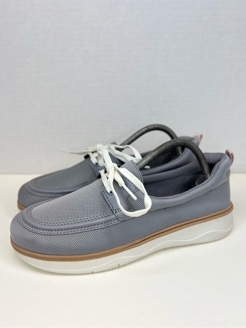 Sperry Topsider Womens “The Skipper” Boat Shoes in Slate Grey Sz 8.5M Like New!